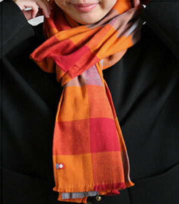 Bufanda de algodón Cuadrado. Imabari Towel