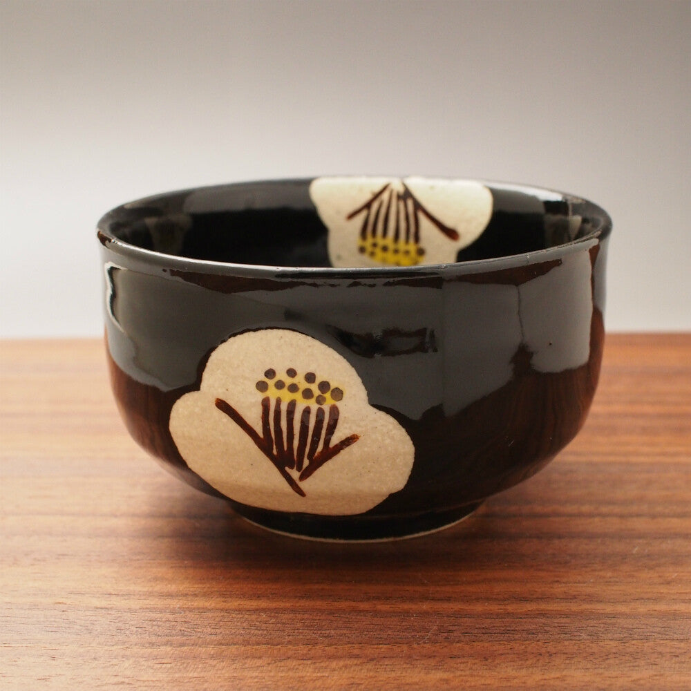 Bol Matcha Camelias. Seto ware