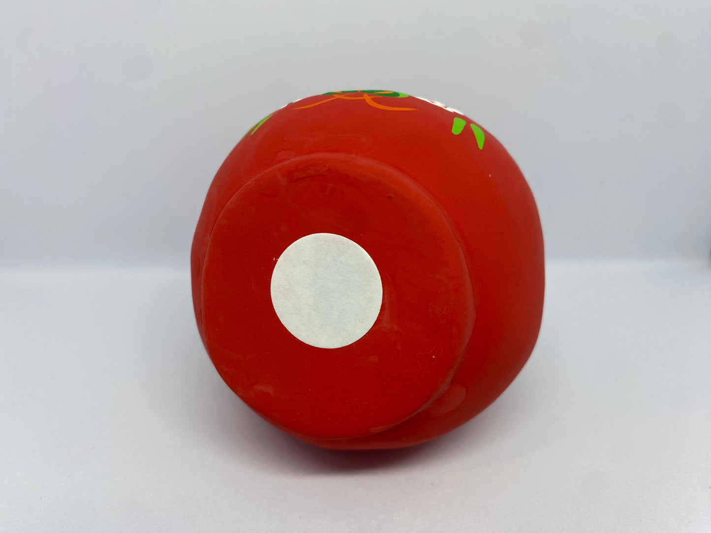 Daruma con hebi, Cerámica Seto. Gangu Koubou