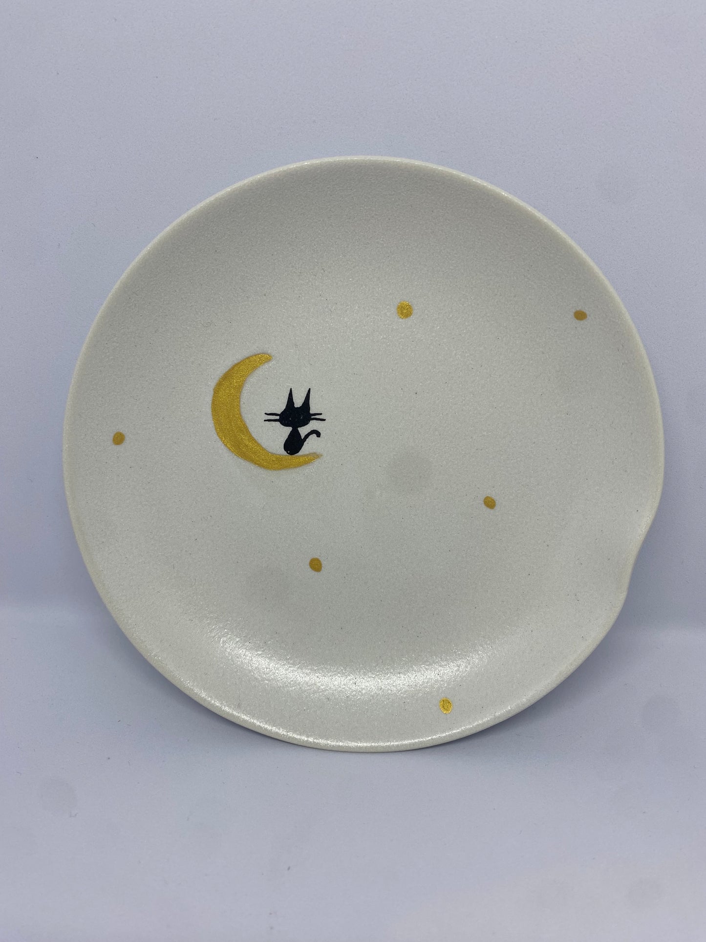 Taza con plato Gato y Luna
