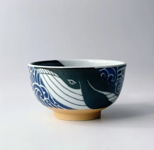 Donburi Bol 13cm SHIRANAMI-KUJIRA