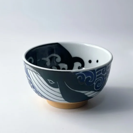 Donburi Bol 13cm SHIRANAMI-KUJIRA