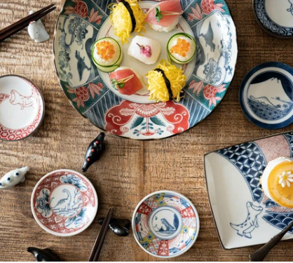Plato EDO-KYORYU 23cm
