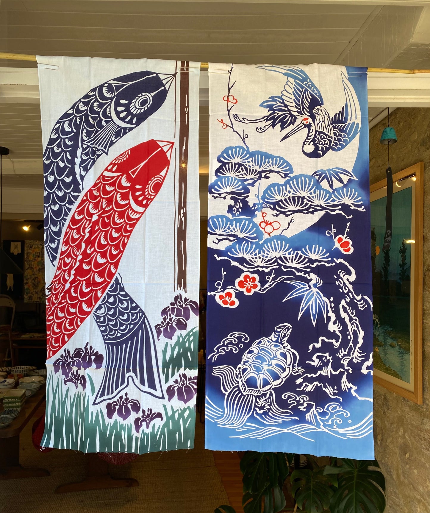 Tenugui Koinobori. Rienzome