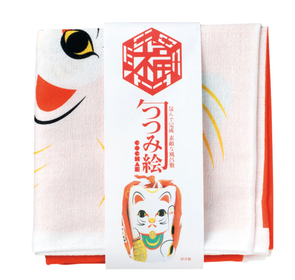 Furoshiki 48cm Manekineko Fuku COCHAE. Musubi