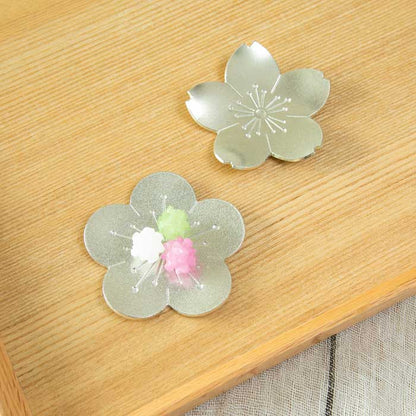 Set de 2 Flower Tray Mini Estaño 100%. NOUSAKU