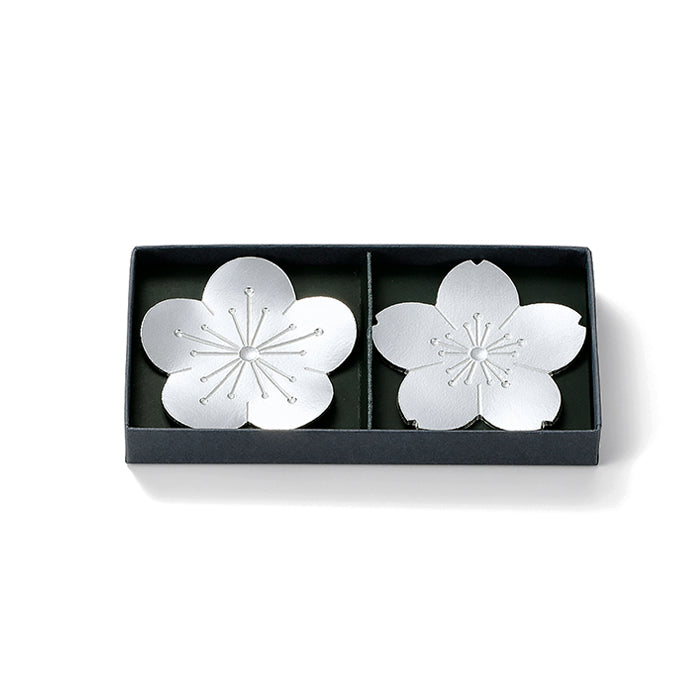 Set de 2 Flower Tray Mini Estaño 100%. NOUSAKU