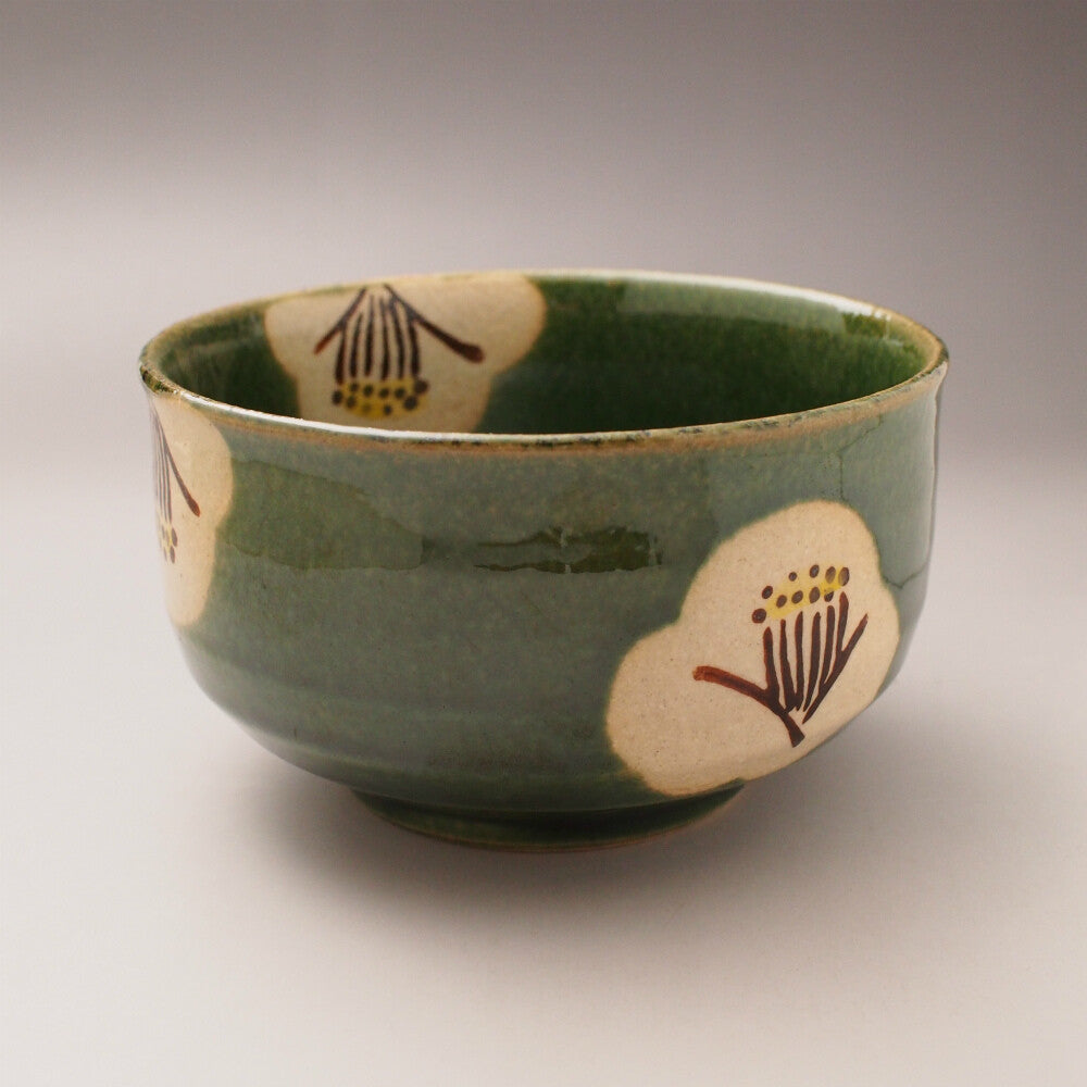 Bol Matcha Camelias. Seto ware