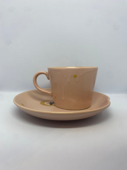 Taza con plato Gato y Luna