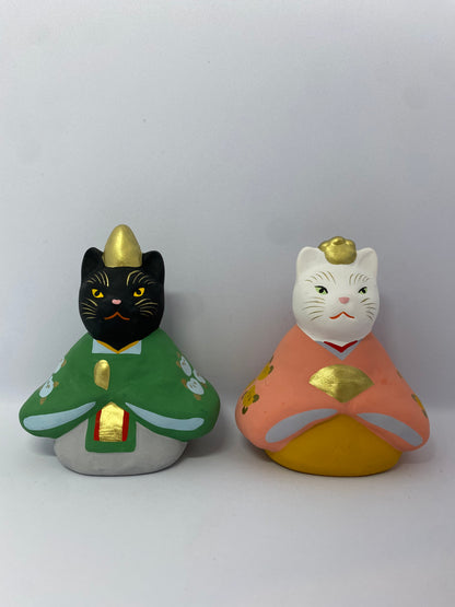 Ohina-sama Neko, Cerámica Seto. Gangu Koubou