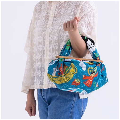 Furoshiki 70cm Cuentos Tradicionales. Musubi x COCHAE