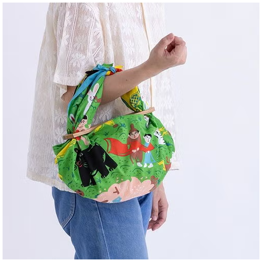 Furoshiki 70cm Cuentos Tradicionales. Musubi x COCHAE