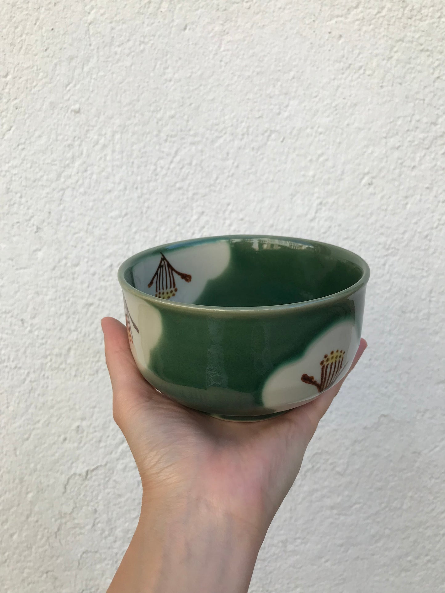 Bol Matcha Camelias. Seto ware