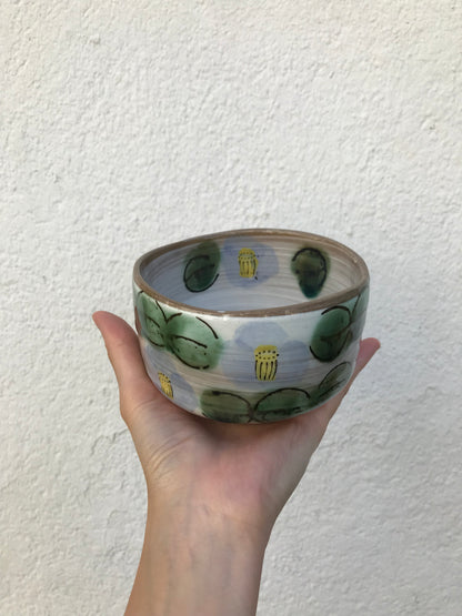 Bol Matcha Camelia Lila. Mino ware