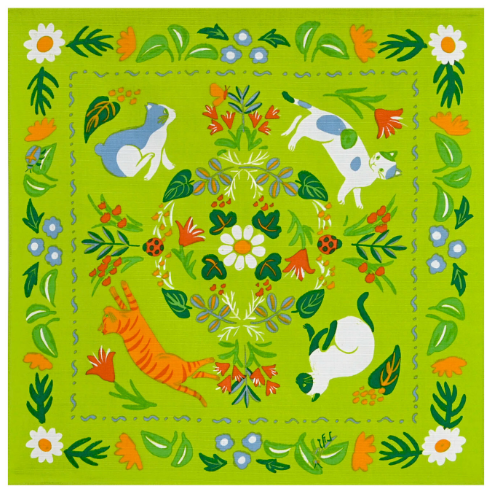 Furoshiki 50cm LaLaLu. SANYO