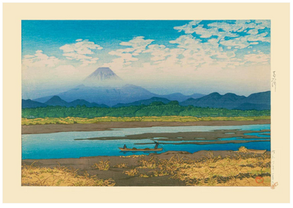 Póster A1  Banyu River. KAWASE HASUI