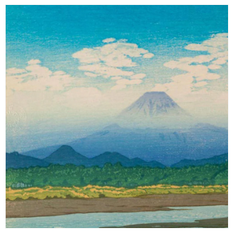 Póster A1  Banyu River. KAWASE HASUI