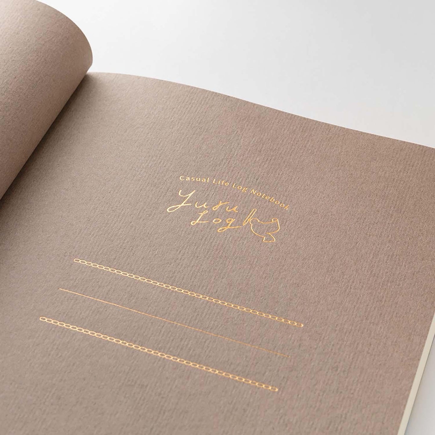Yuru Log Notebook (B6) Forest Animal. MIDORI