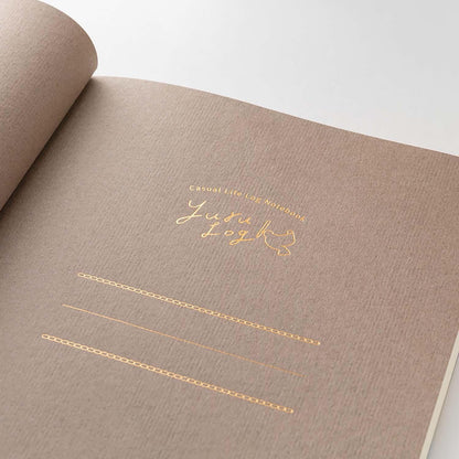 Yuru Log Notebook (B6) Forest Animal. MIDORI