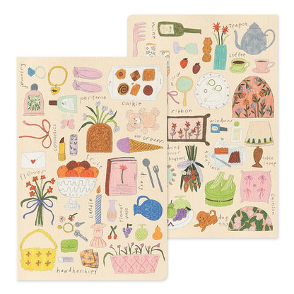 Yuru Log Notebook (B6) My Life. MIDORI