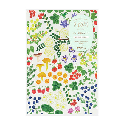 Yuru Log Notebook (B6) Scandinavia. MIDORI
