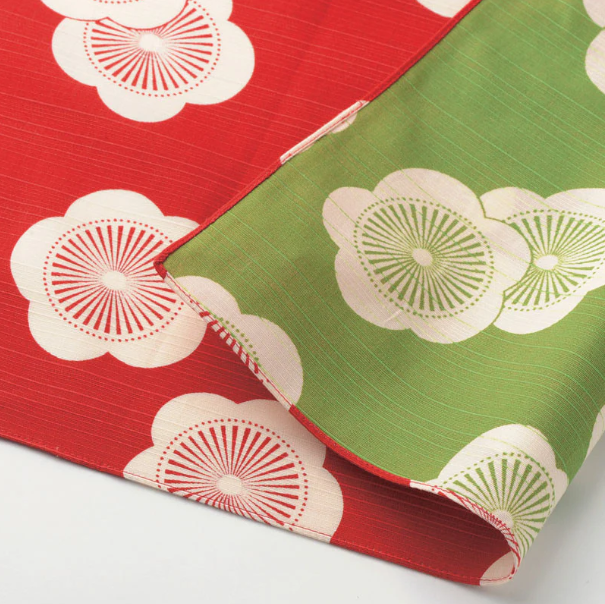 Furoshiki 100cm Isa-monyo Reversible. Musubi