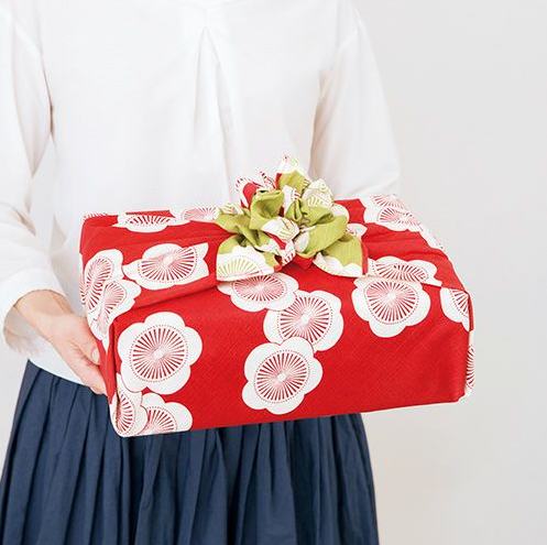 Furoshiki 100cm Isa-monyo Reversible. Musubi