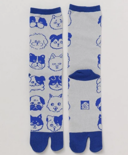Calcetines Tabi 25-28cm Perro. Kaya
